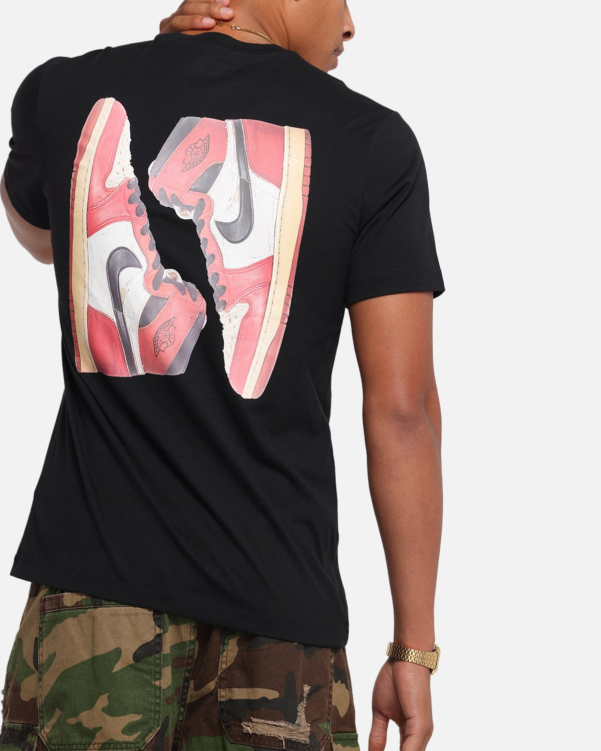 HOT Products Jordan Flight Essentials AJ1 T-Shirt Black/Sail