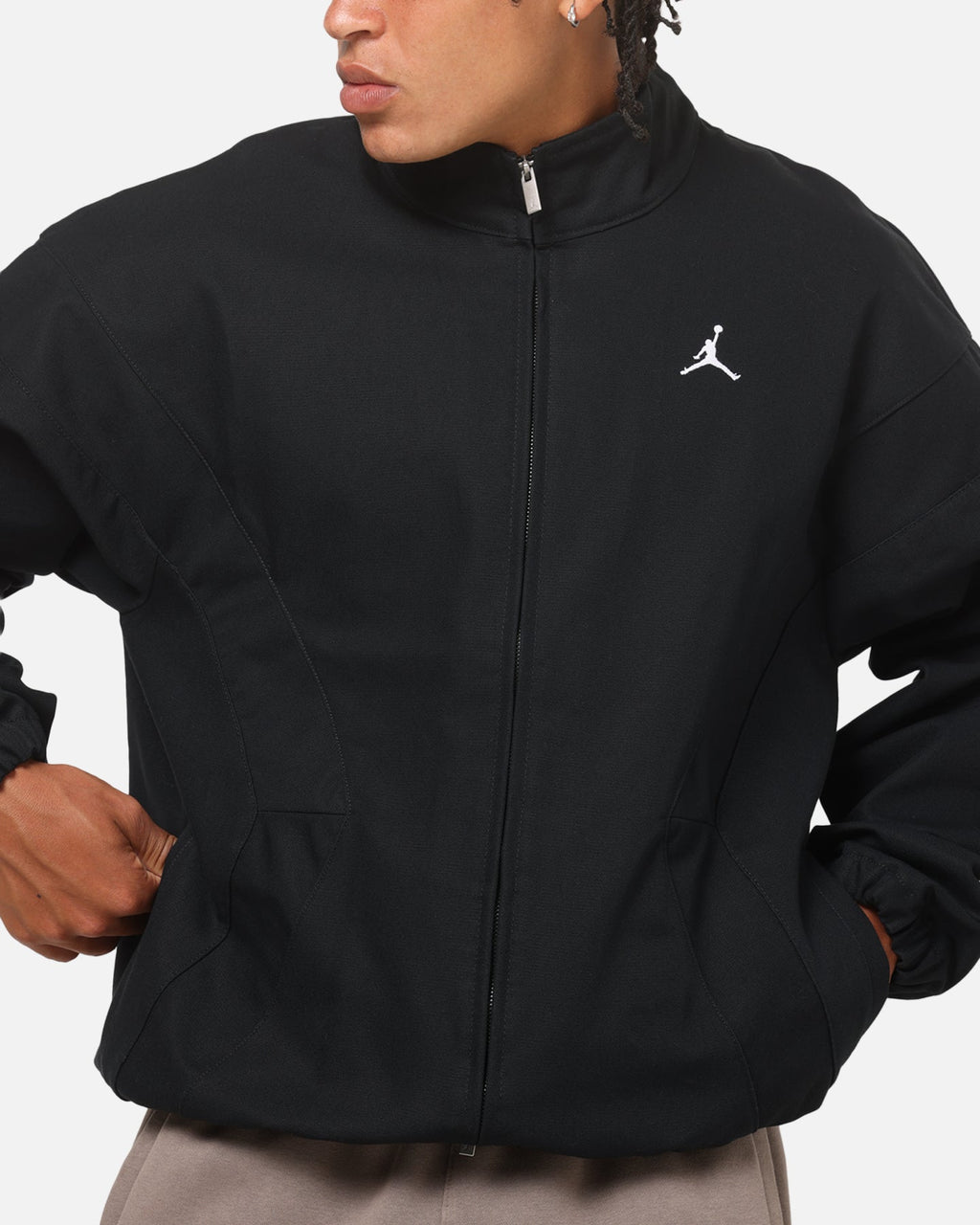 HOT Products Jordan Jumpman Flight Graphic Workwear Jacket Black/White