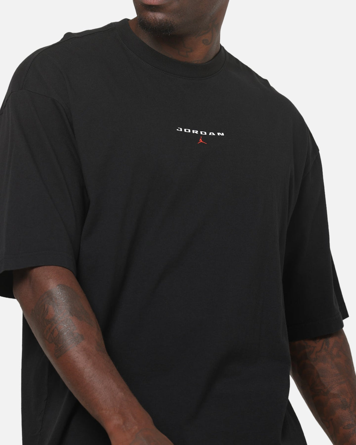 HOT Products Jordan Flight Essentials Oversized Patch T-Shirt Black