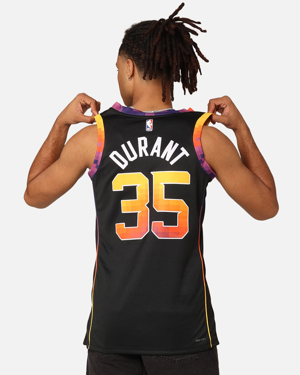 HOT Products Jordan Phoenix Suns Kevin Durant Statement Edition 2022/23 Dri-FIT Swingman Jersey Black