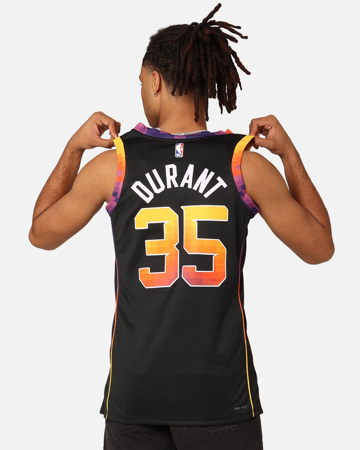 HOT Products Jordan Phoenix Suns Kevin Durant Statement Edition 2022/23 Dri-FIT Swingman Jersey Black