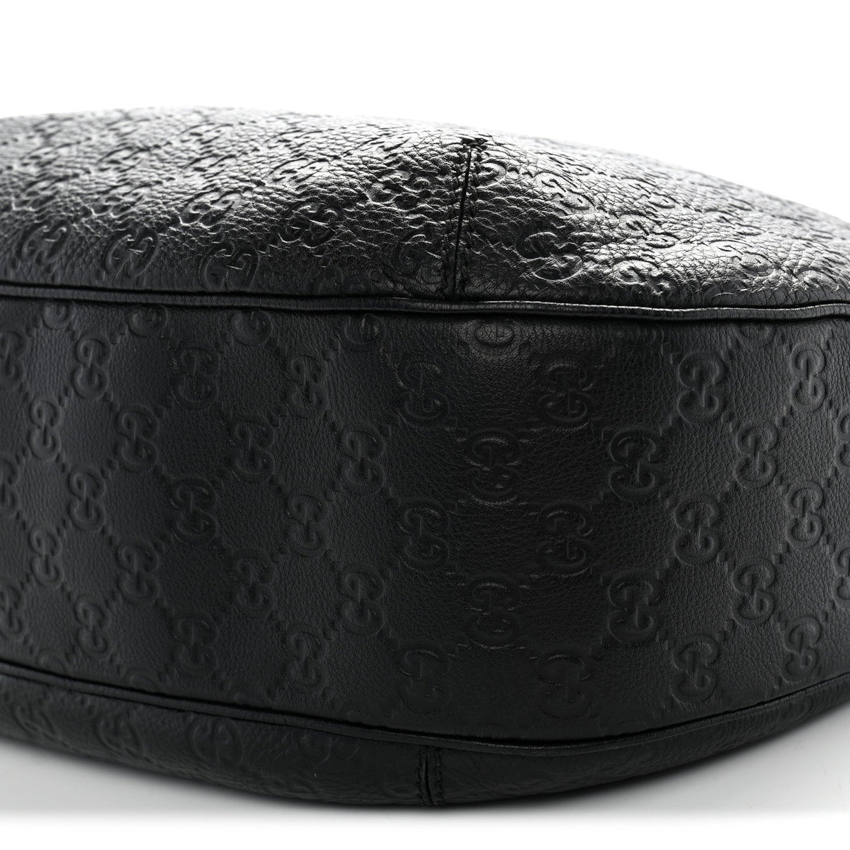 Guccissima Large New Ladies Web Hobo Black