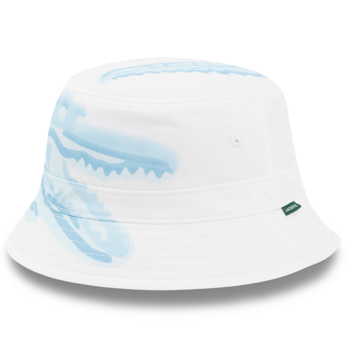 New Arrival “LACOSTE PRINTED COTTON TWILL BUCKET HAT