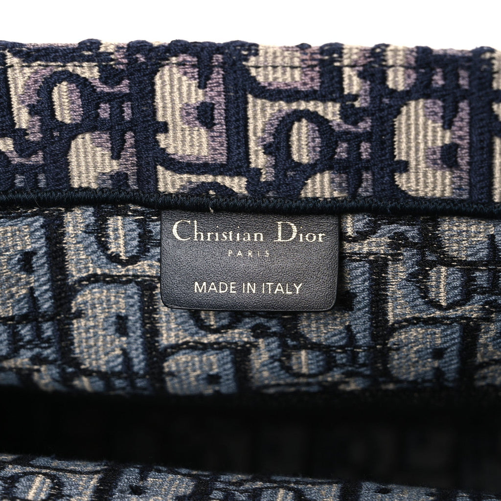 Oblique Medium Book Tote Blue Multicolor