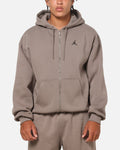 HOT Products Jordan Jumpman Brooklyn Oversized Fleece Hoodie Olive Grey/Black