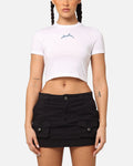 HOT Products Jordan Women's Short Sleeve Graphic Slim Crop T-Shirt White/Industrial