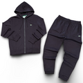 New Arrival LACOSTE FUll ZIP HOODED CLASSIC SWEATSUIT Men -BROWN-3LA