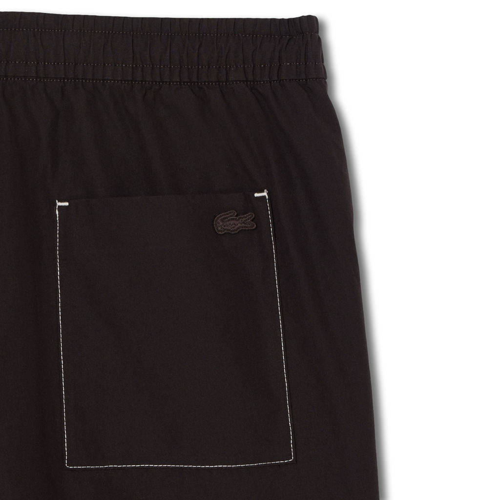 New Arrival LACOSTE RELAXED FIT POPLIN SHORT Men -BROWN-3LA