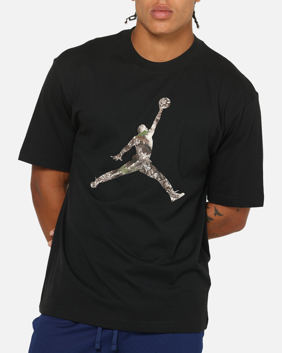 HOT Products Jordan Brooklyn Realtree Jumpman T-Shirt Black/Sail