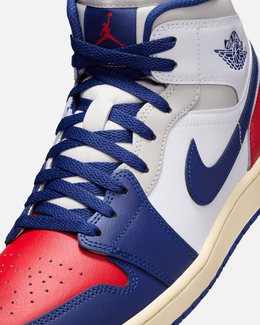 HOT Products Jordan Air Jordan 1 Mid "Obama" White/Royal