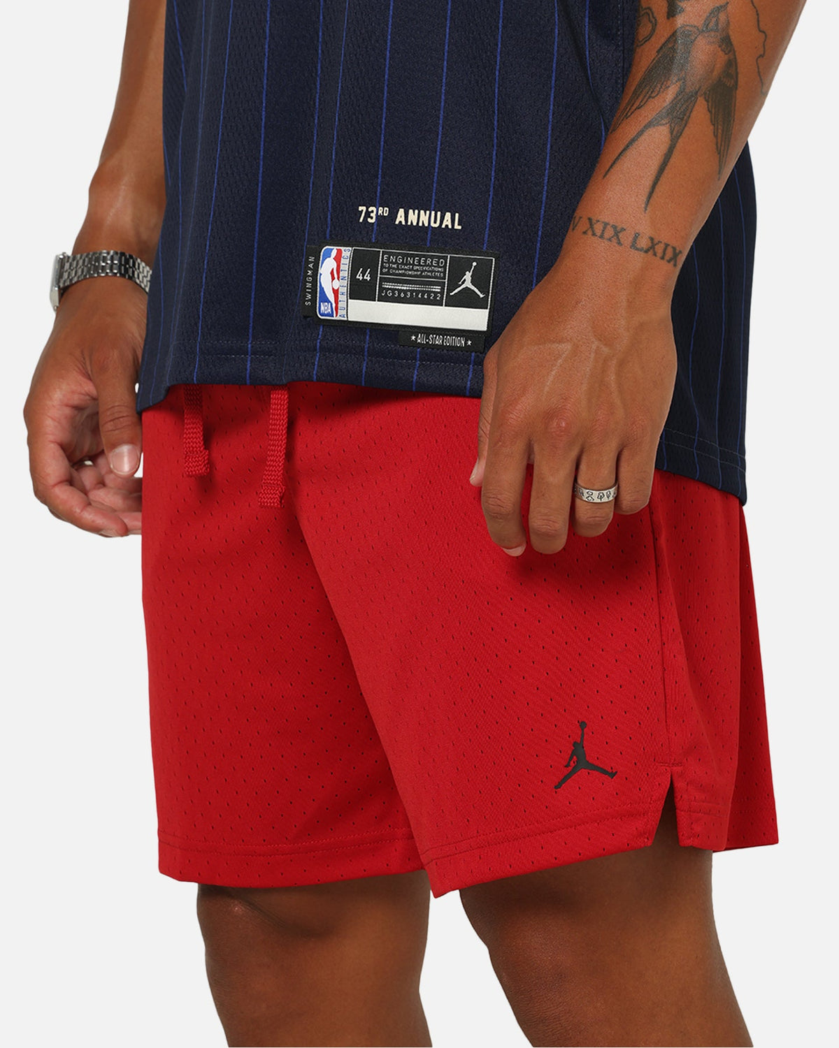 HOT Products Jordan Sport Dri-FIT Mesh Shorts Gym Red/Black