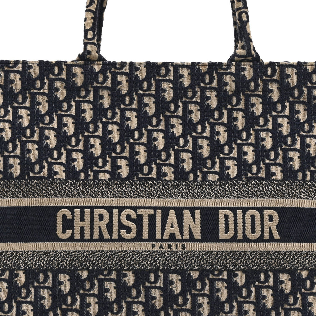 Oblique Large Book Tote Blue Multicolor