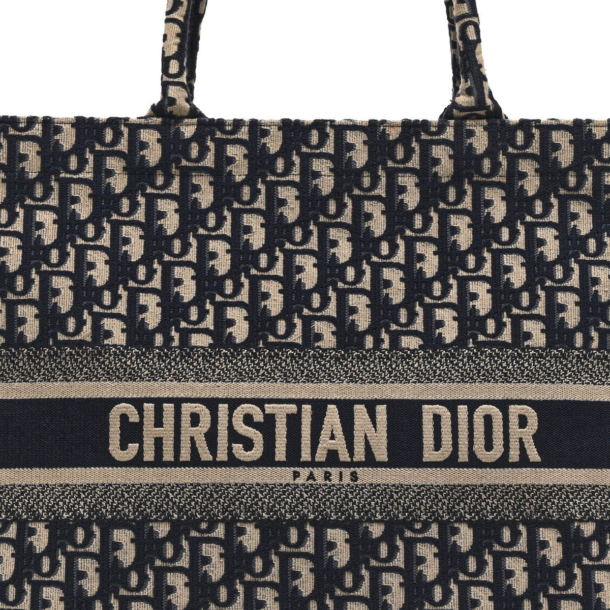 Oblique Large Book Tote Blue Multicolor