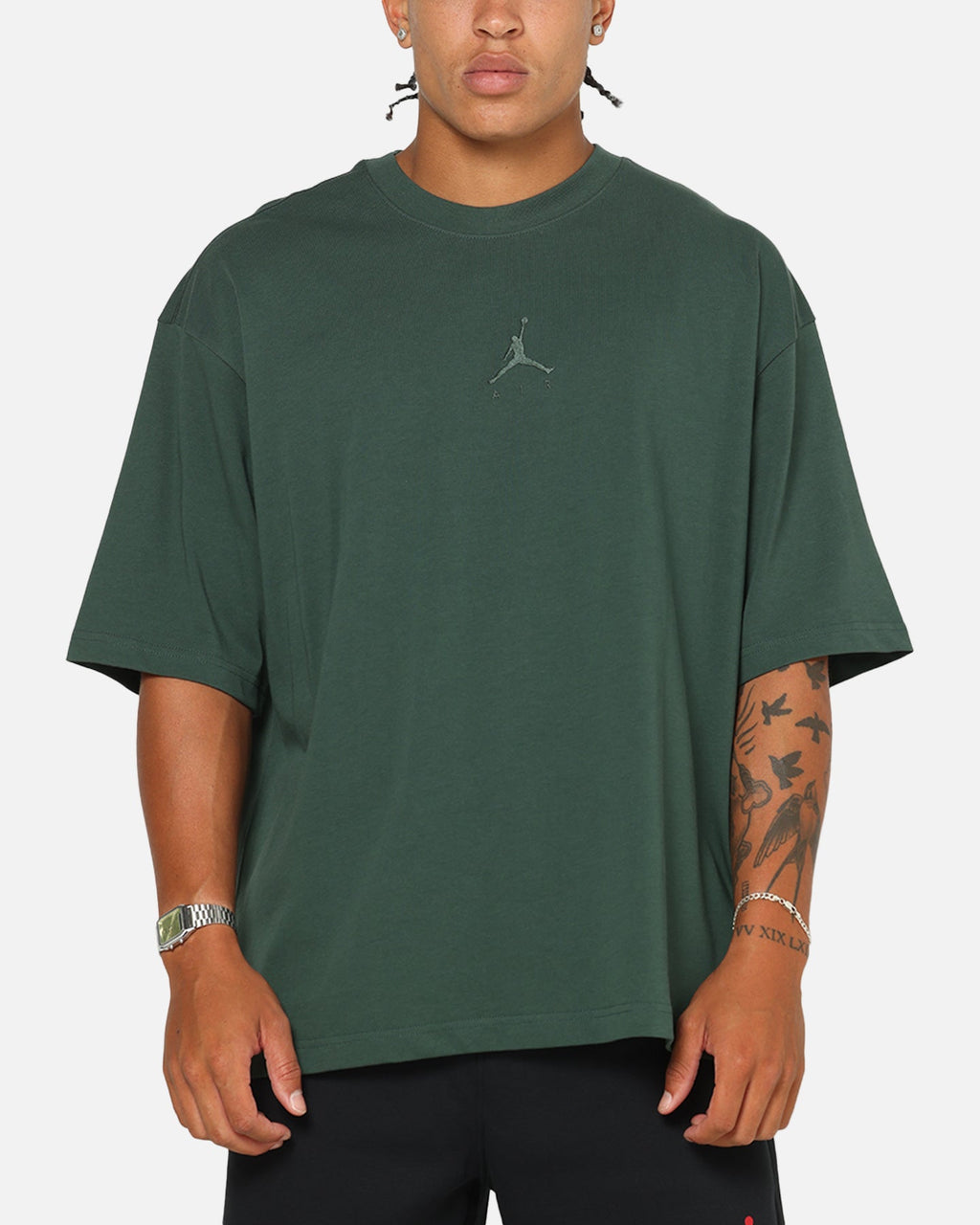 HOT Products Jordan Flight Essentials Oversized T-Shirt Midnight Green