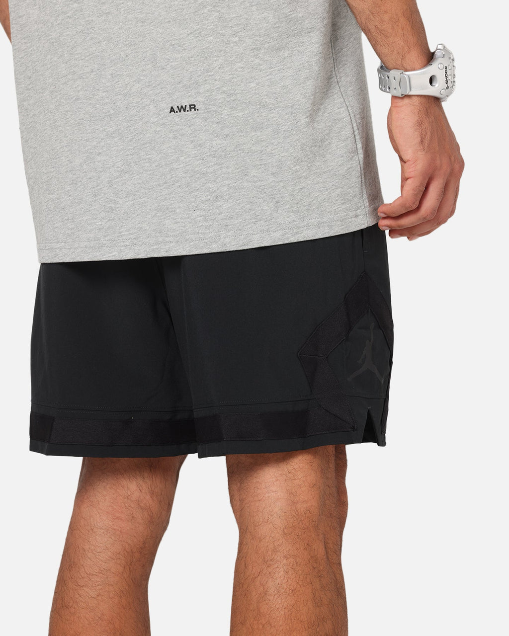 HOT Products Jordan Jumpman Dri-Fit Woven Diamond Shorts Black/Black/Black