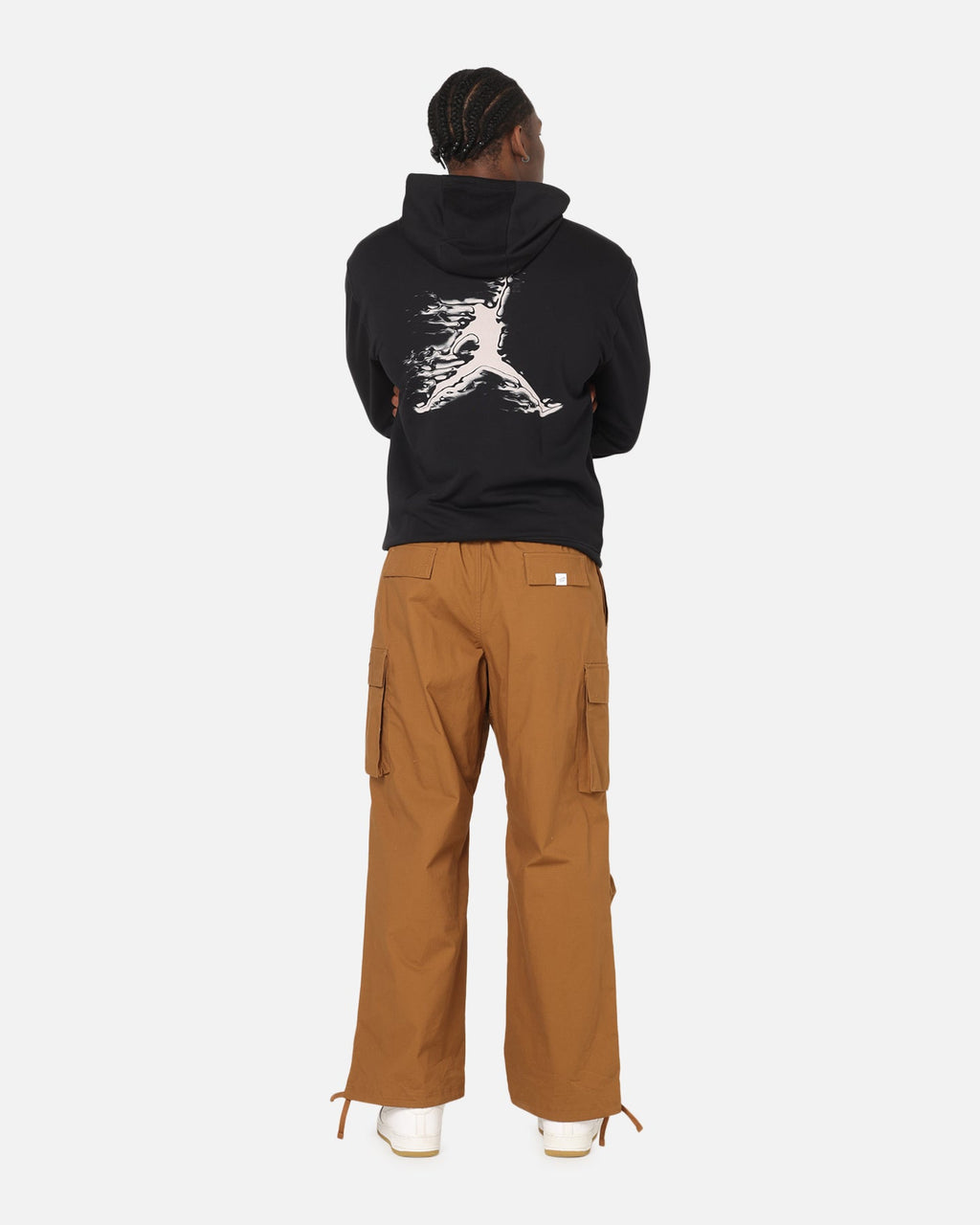 HOT Products Jordan Dri-FIT Graphic Pullover Hoodie Black/White
