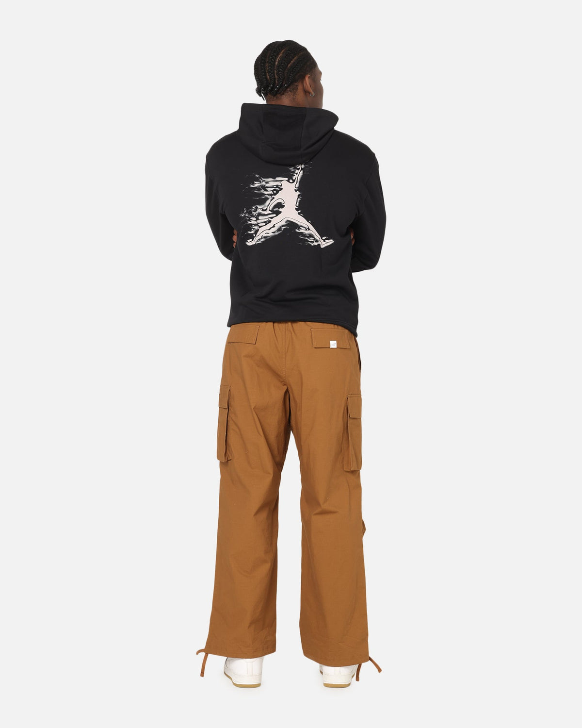 HOT Products Jordan Dri-FIT Graphic Pullover Hoodie Black/White