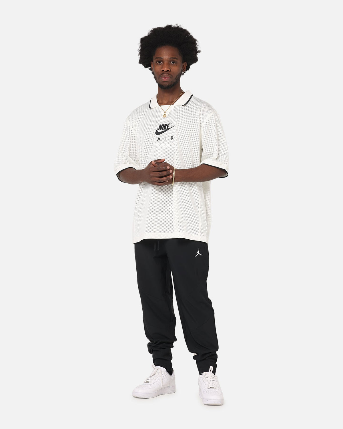 HOT Products Jordan Sport Dri-FIT Woven Pants Black/Black/White