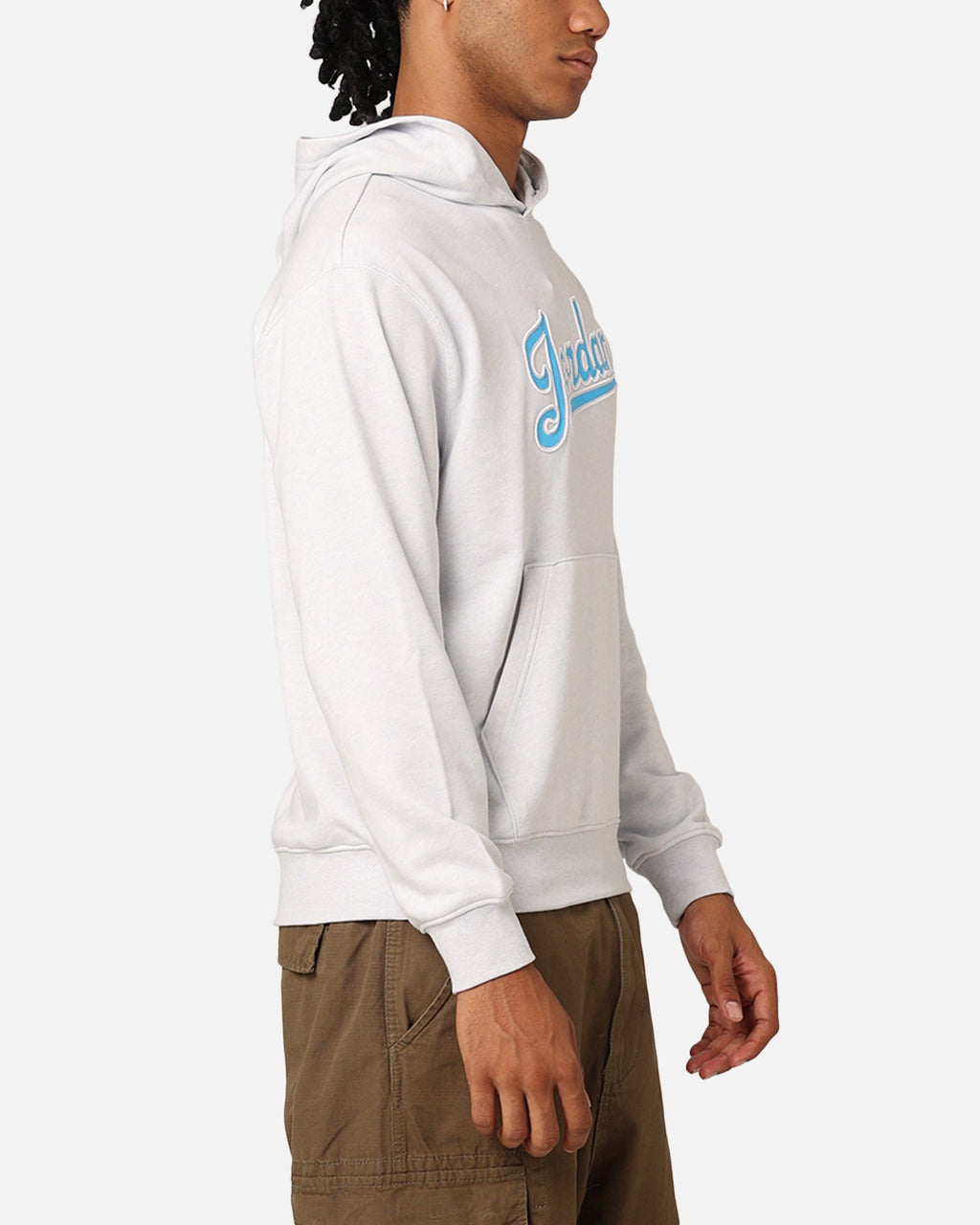 HOT Products Jordan Flight MVP Fleece Pullover Hoodie Pure Platinum