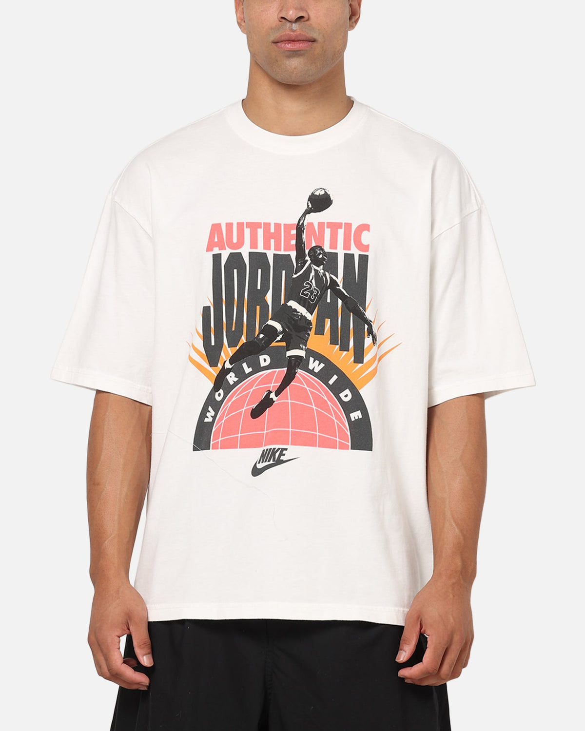 HOT Products Jordan Jumpman Reissue Oversized T-Shirt Sail/Infrared