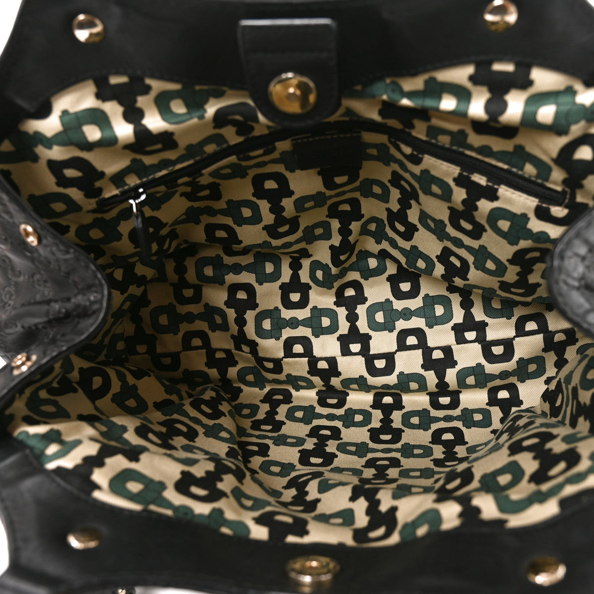 Guccissima Medium Sukey Tote Black