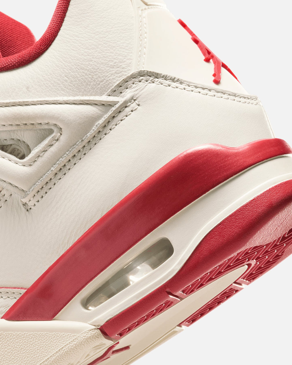 HOT Products Jordan Women's Air Jordan 4 Retro "Pale Ivory and Tough Red" Pale Ivory