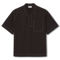 New Arrival LACOSTE - RELAXED FIT  SHORT SLEEVED POPLIN  SHIRTS Men -BROWN-3LA