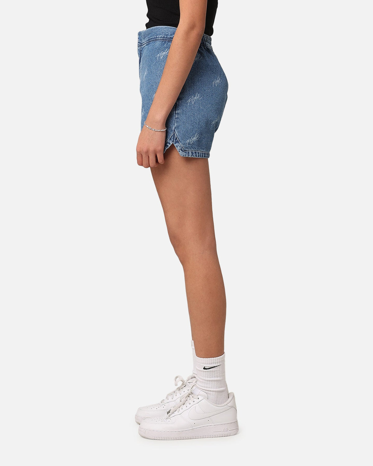 HOT Products Jordan Women's Woven Denim Shorts Stone Blue