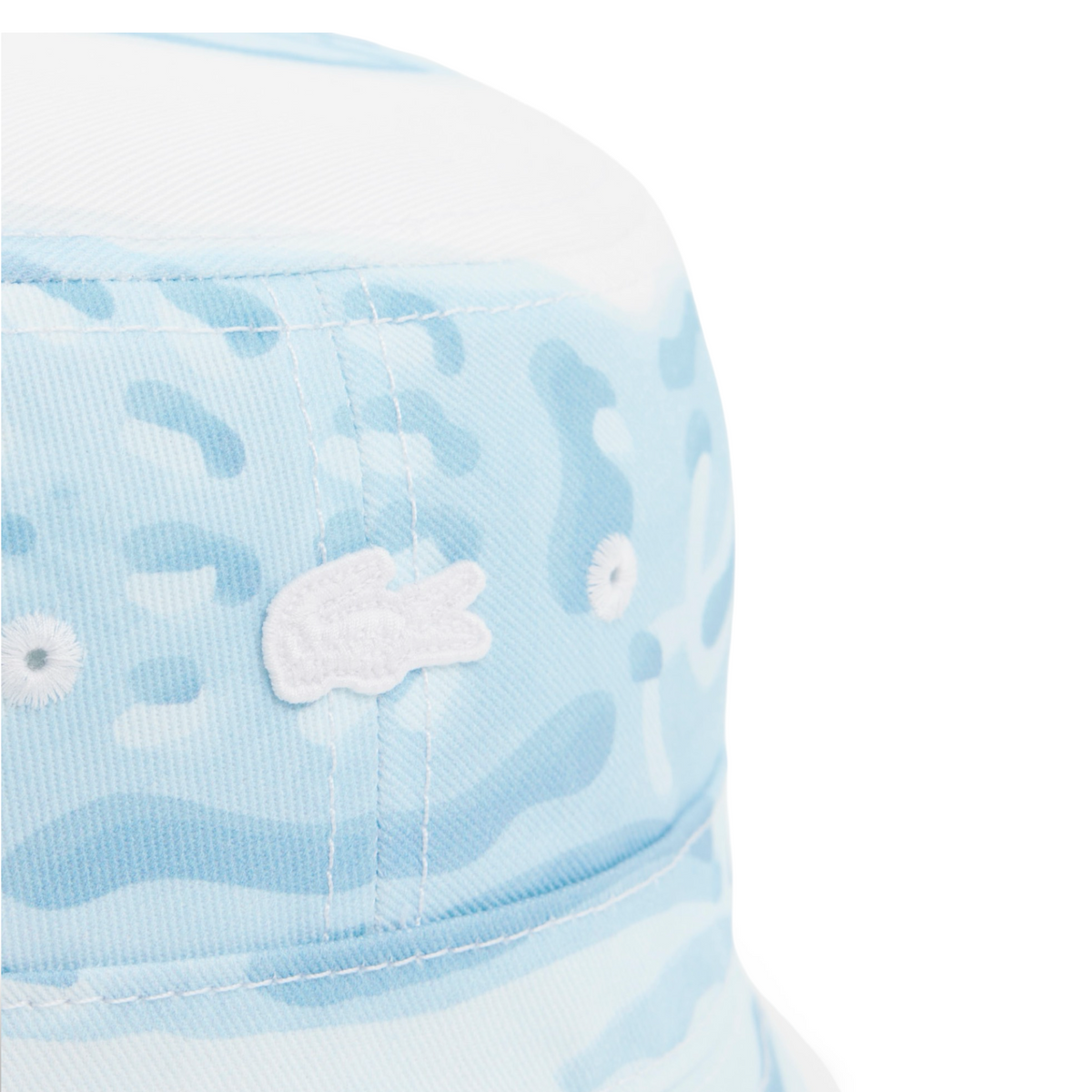 New Arrival “LACOSTE PRINTED COTTON TWILL BUCKET HAT
