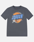 HOT Products Jordan Kids' Distressed Chrome T-Shirt Iron Grey