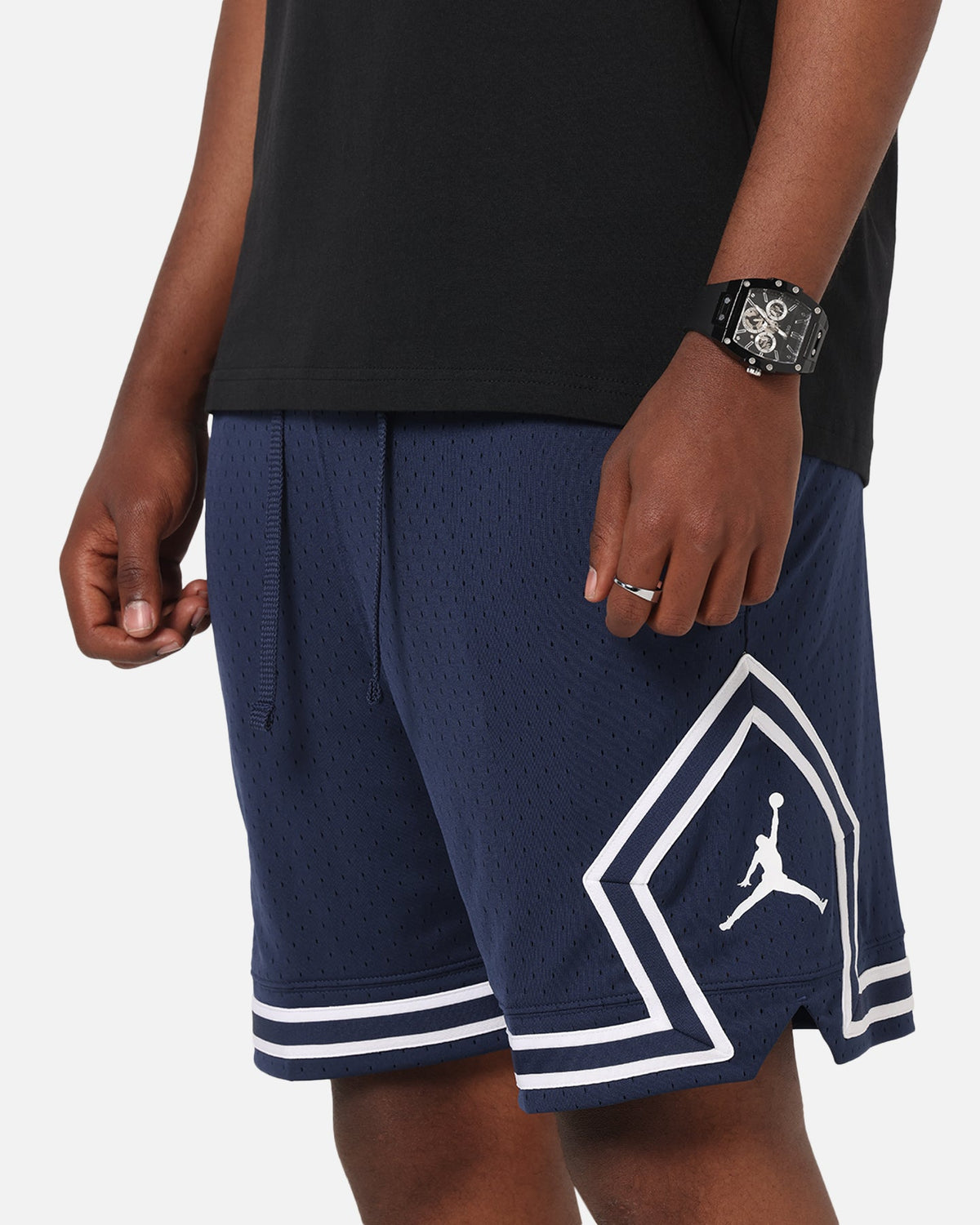 HOT Products Jordan Dri-FIT Sport Diamond Shorts Midnight Navy/White