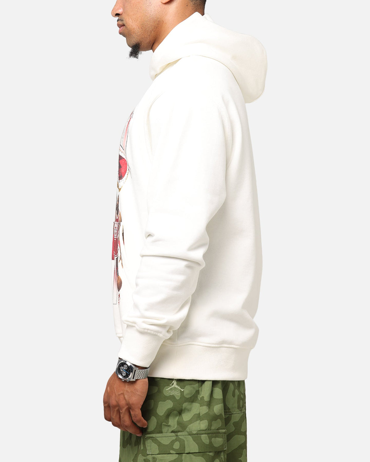 HOT Products Jordan Jumpman Flight Graphic Fleece Pullover Hoodie Sail