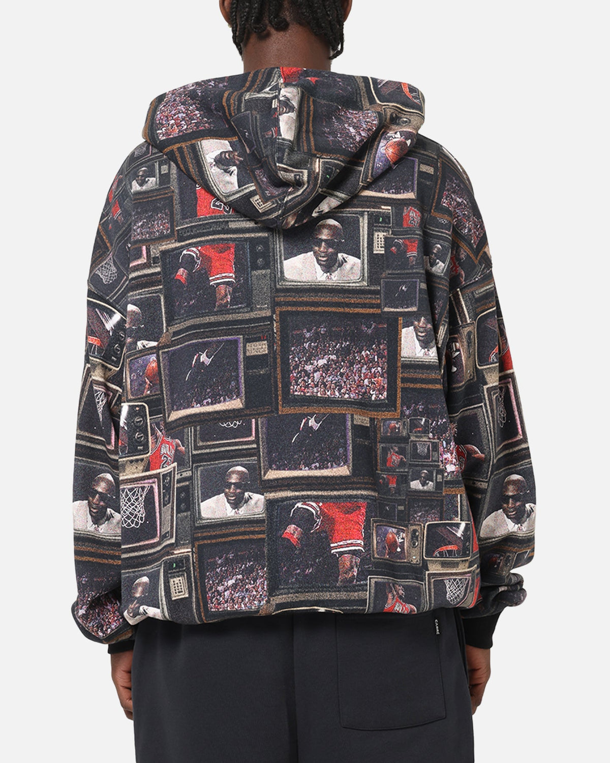 HOT Products Jordan Brooklyn Fleece Printed Hoodie Black/Sail