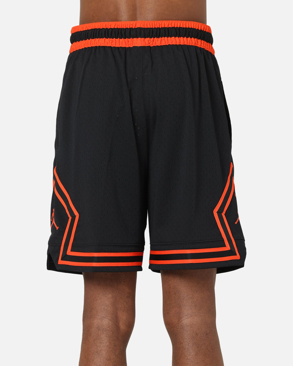 HOT Products Jordan Dri-FIT Mesh Diamond Shorts Black/Orange