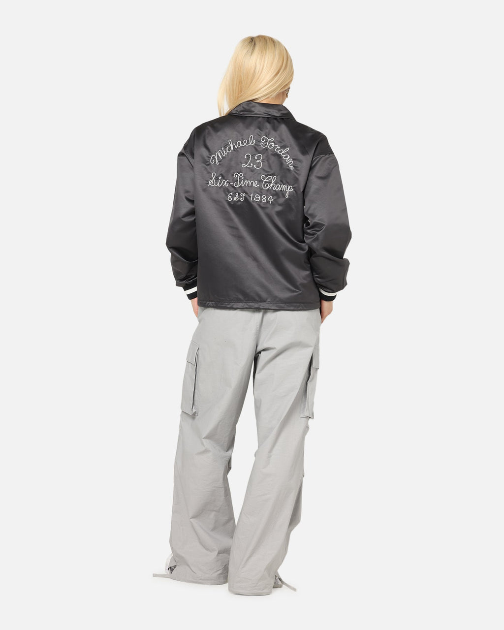HOT Products Jordan Women's Coaches Jacket Black/Sail