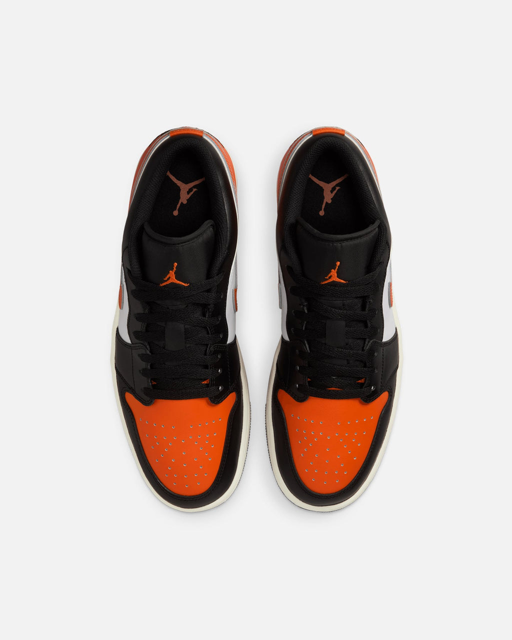 HOT Products Jordan Air Jordan 1 Low "Shattered Backboard" Black/Starfish-White/Sail