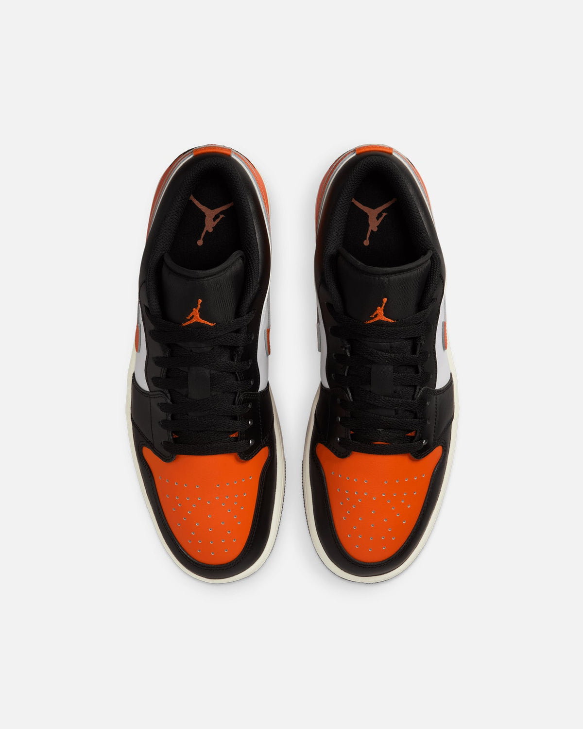 HOT Products Jordan Air Jordan 1 Low "Shattered Backboard" Black/Starfish-White/Sail