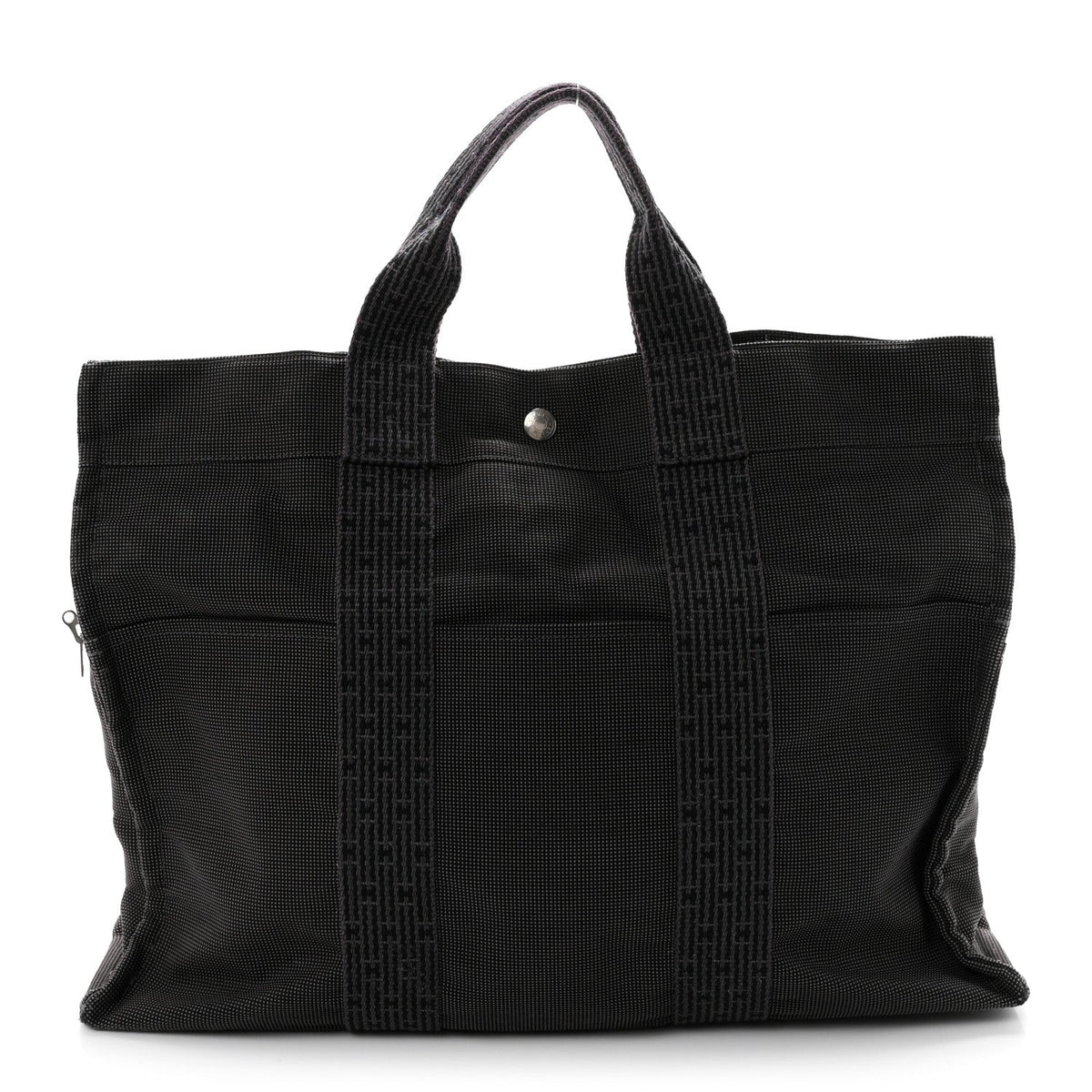 Canvas Herline PM Tote Grey