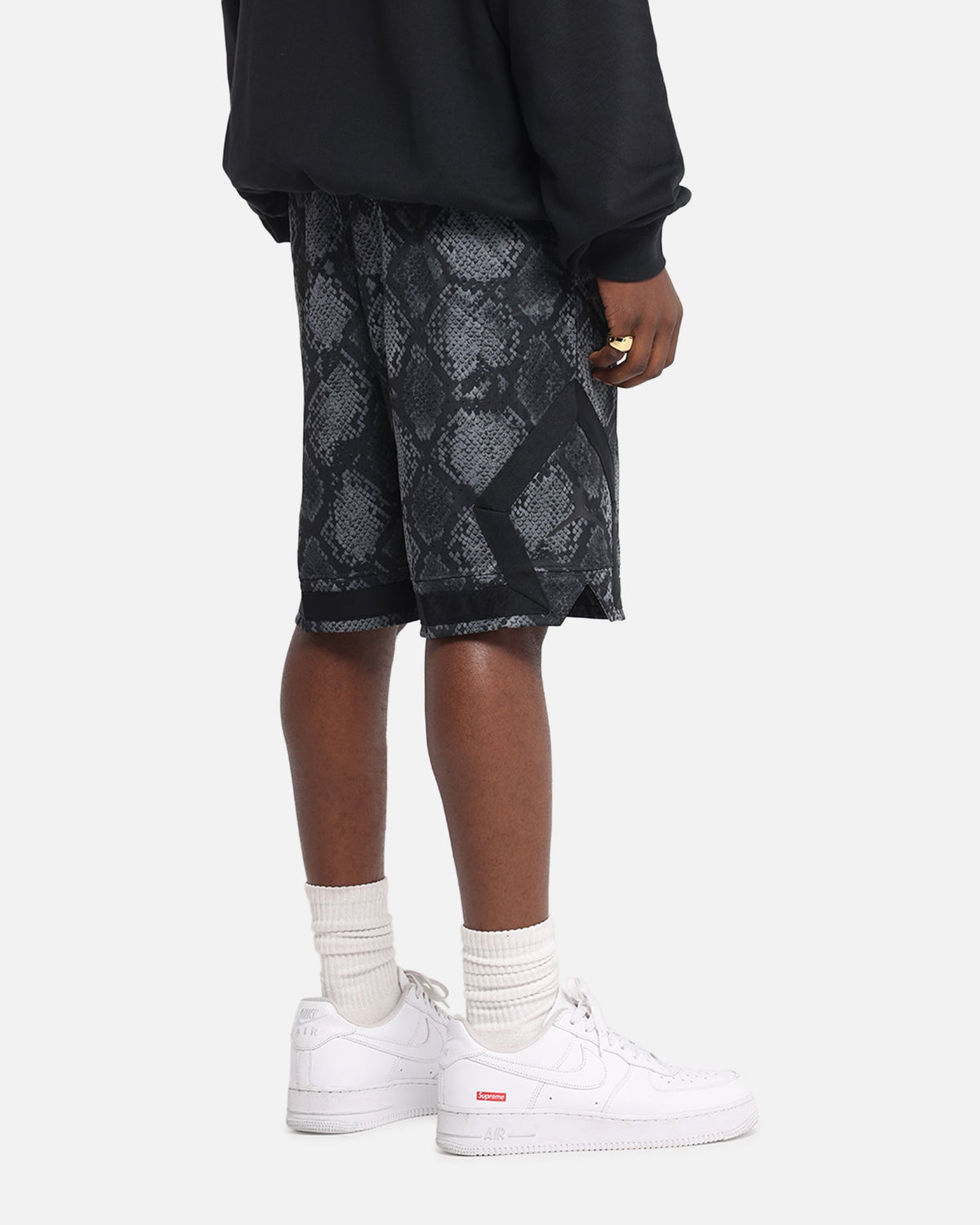 HOT Products Jordan Jumpman Dri-FIT Sport Diamond Shorts Black/Black