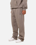 HOT Products Jordan Jumpman Brooklyn Fleece Oversized Open-Hem Pants Olive Grey/Black