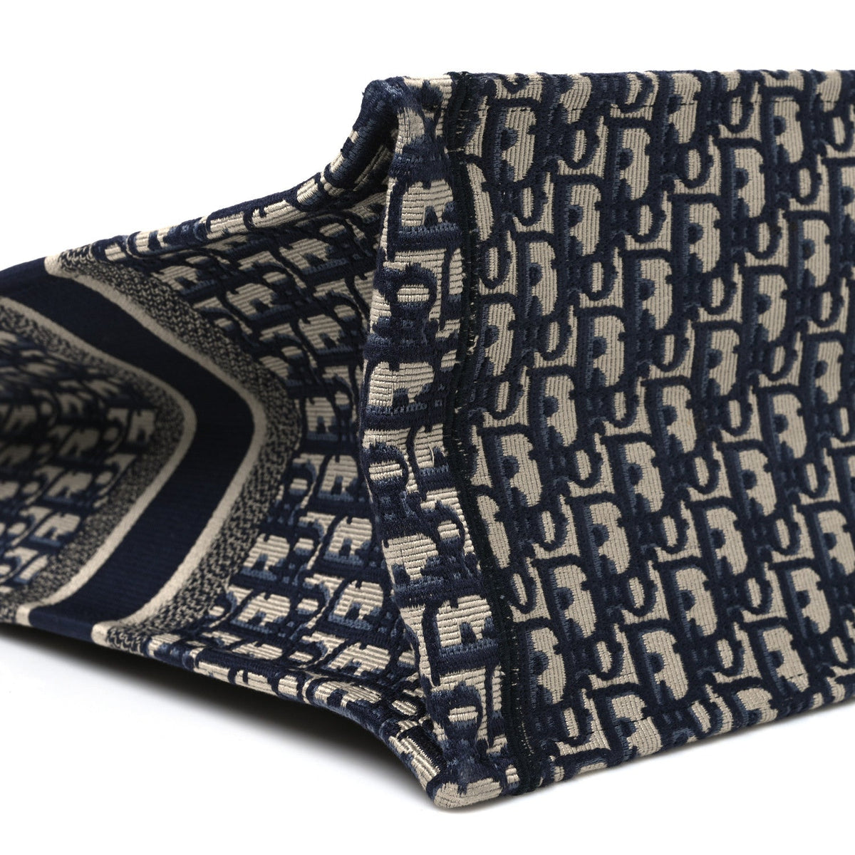 Oblique Large Book Tote Blue Multicolor