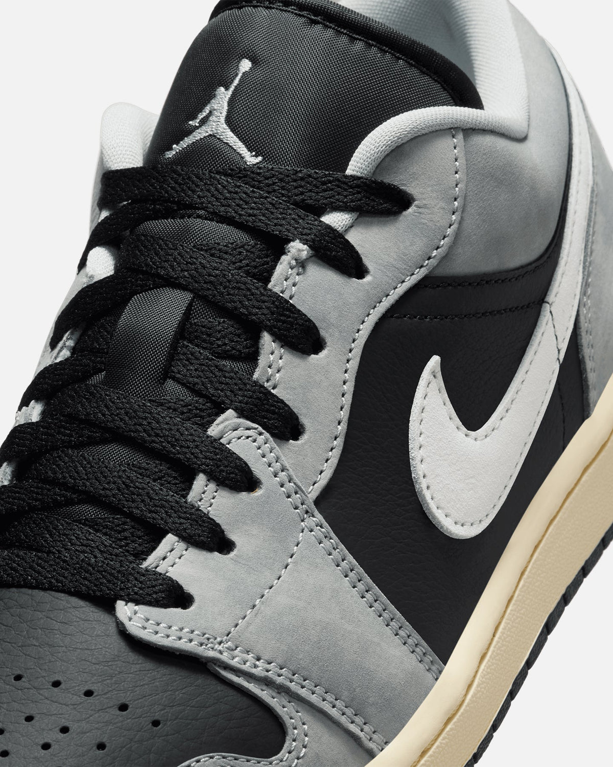 HOT Products Jordan Air Jordan 1 Low SE "Smoke Grey" Lt Smoke Grey/Black-Sail