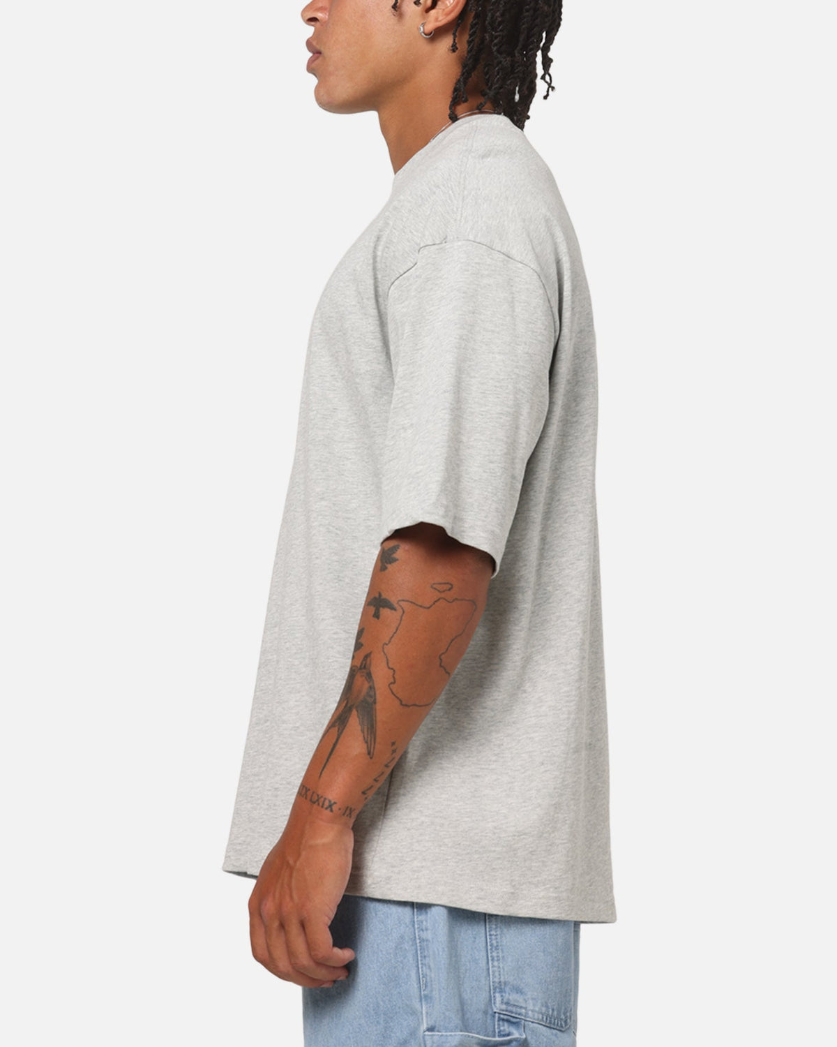 HOT Products Jordan Flight Oversized Graphic T-Shirt Grey Heather