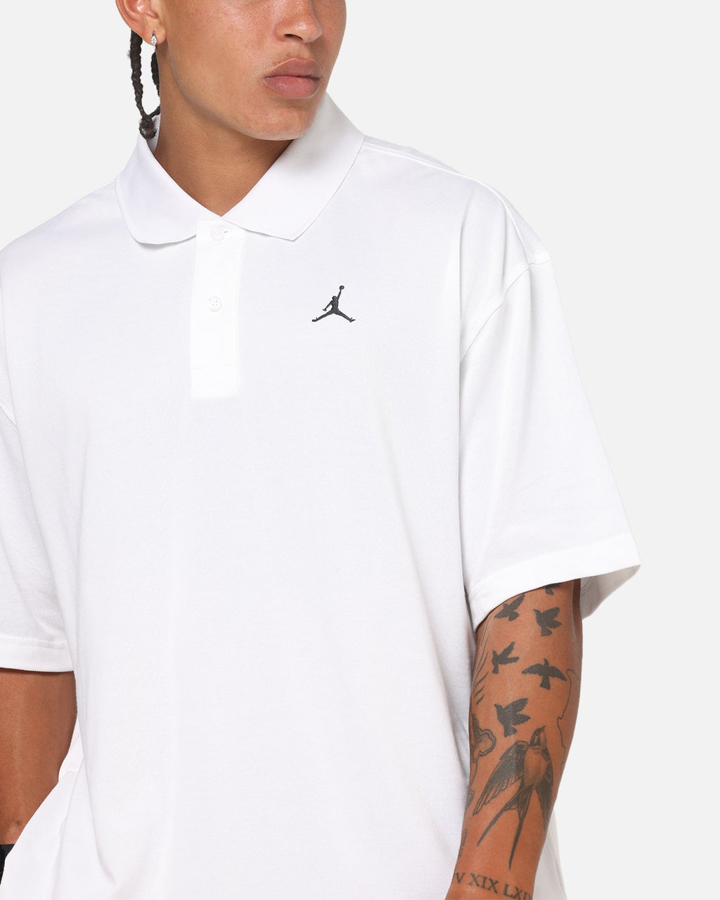 HOT Products Jordan Brooklyn Polo Top White