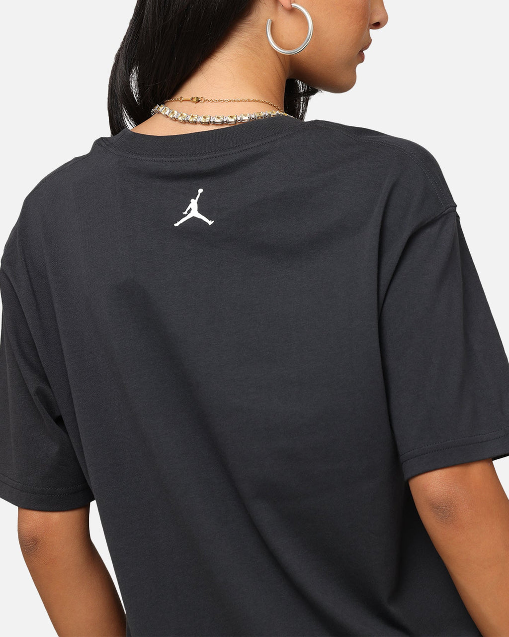 HOT Products Jordan Women's Graphic Metallic T-Shirt Off Noir