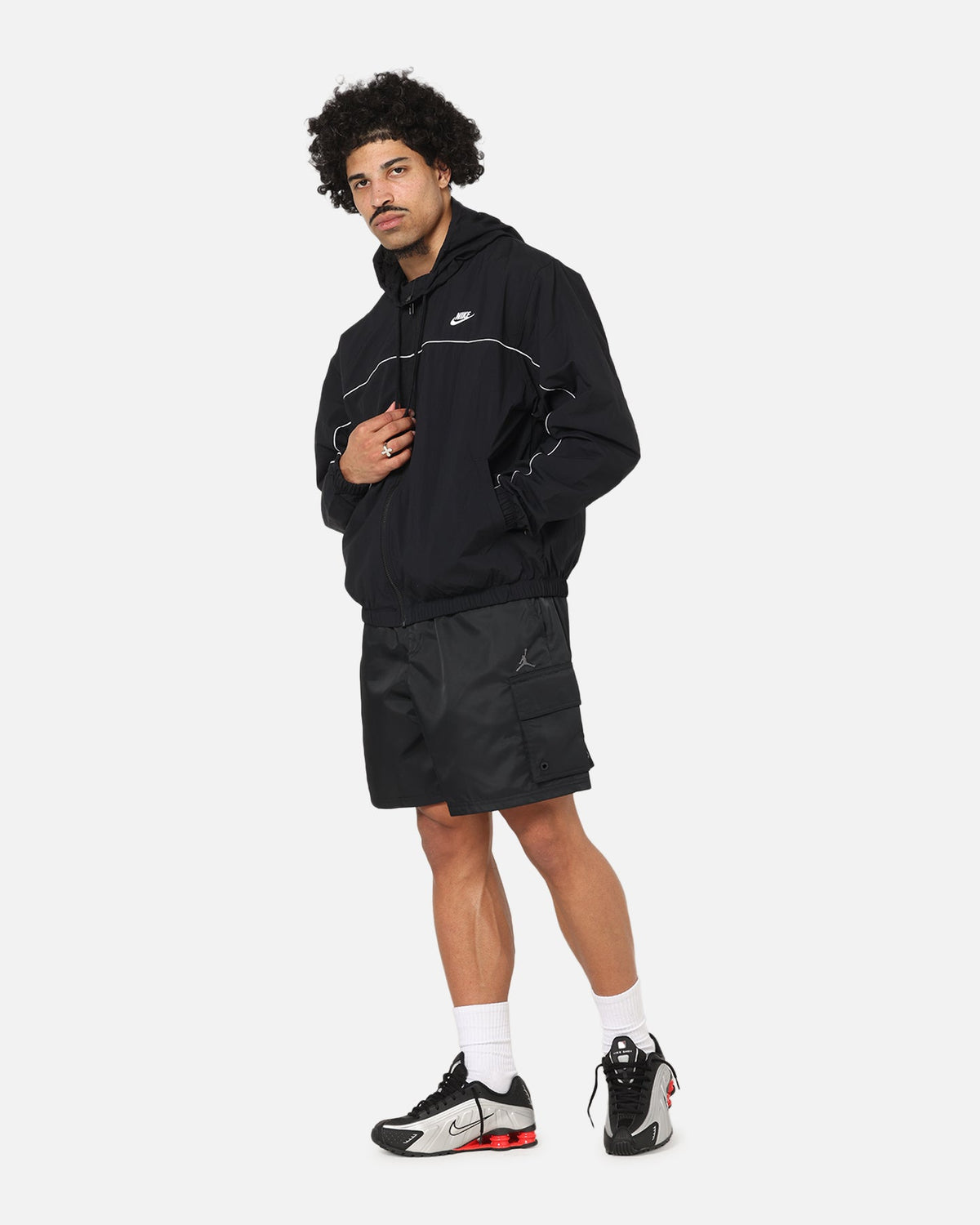 HOT Products Jordan Brooklyn Cargo Shorts Black/Iron Grey