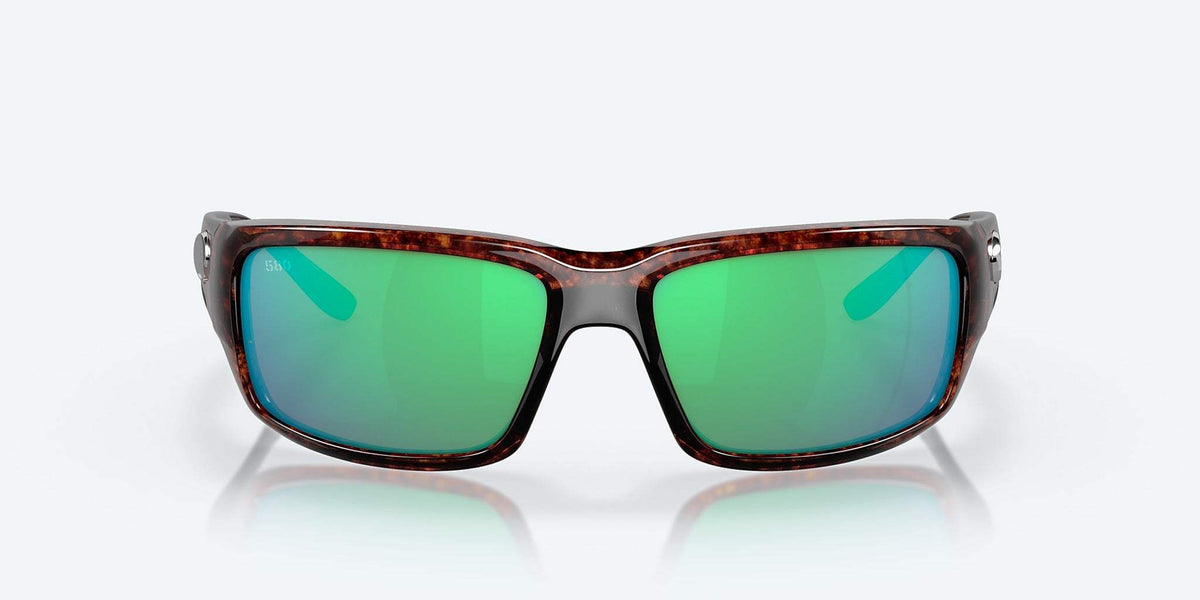 HOT Products Costa Fantail Tortoise Frame Sunglasses â€?Green Mirror 580P Lenses for High-Contrast Vision and UV Protection