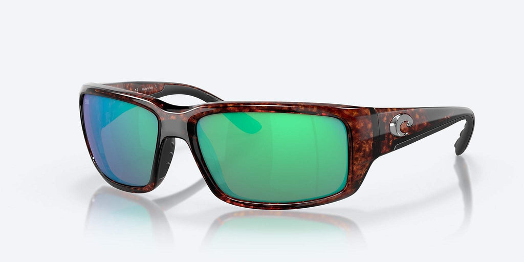 HOT Products Costa Fantail Tortoise Frame Sunglasses â€?Green Mirror 580P Lenses for High-Contrast Vision and UV Protection