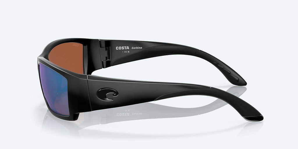 HOT Products Costa Corbina Blackout Frame Sunglasses â€?Green Mirror 580G Lenses for Enhanced Vision and UV Protection