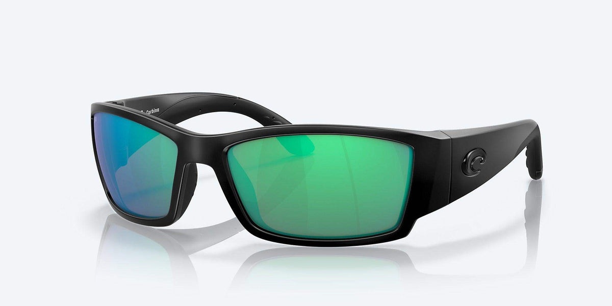 HOT Products Costa Corbina Blackout Frame Sunglasses â€?Green Mirror 580G Lenses for Enhanced Vision and UV Protection